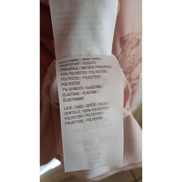 Dennis Basso Women's Caviar Crepe Lace-Trimmed Sleeves Tunic - Picture 3 of 6